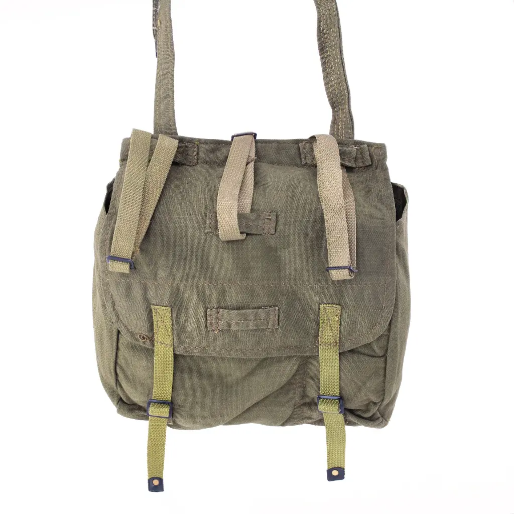Czech Army Canvas Shoulder Bag | Assorted OD | Issued | Swiss Link